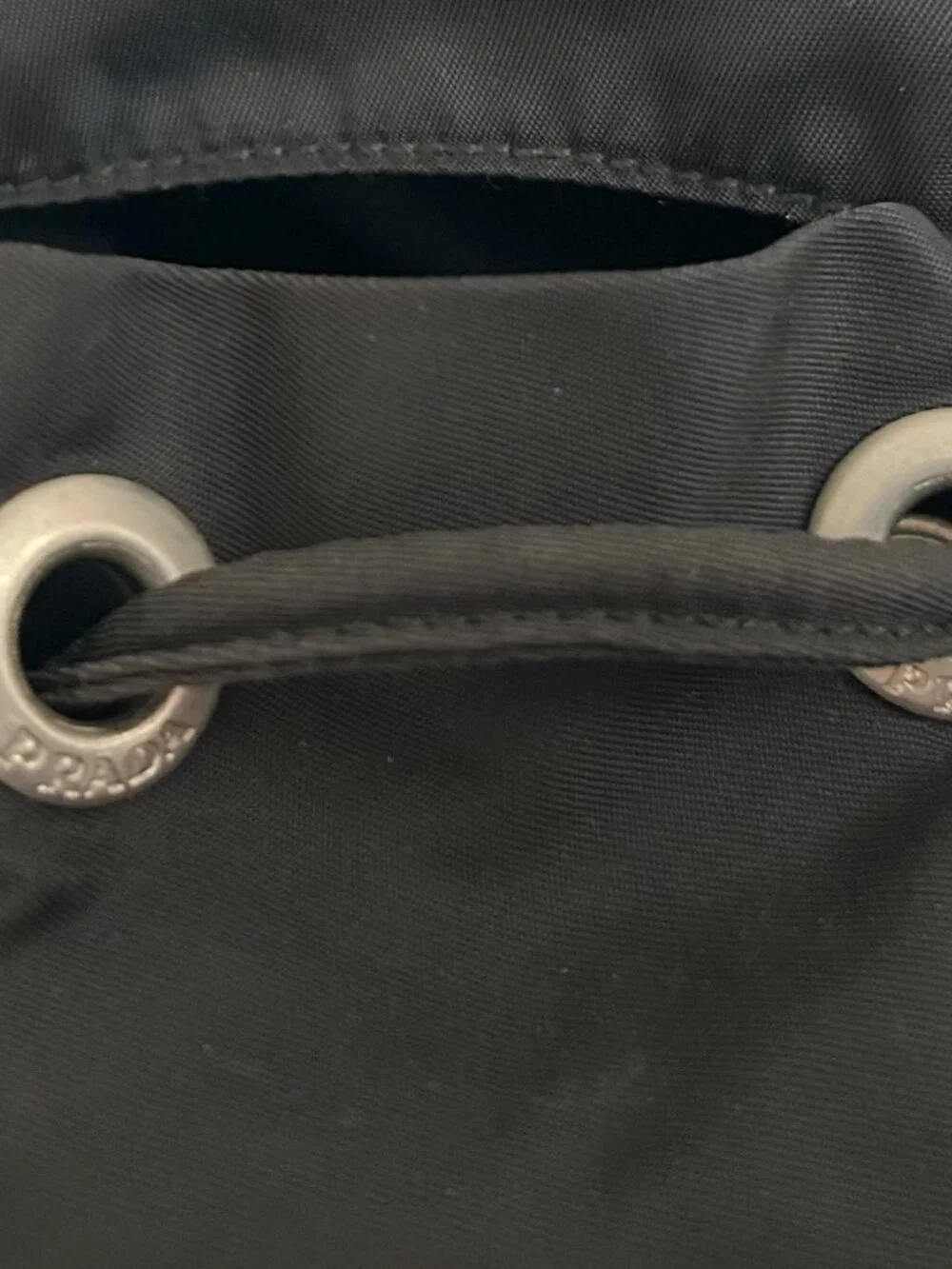Prada Black Nylon backpack